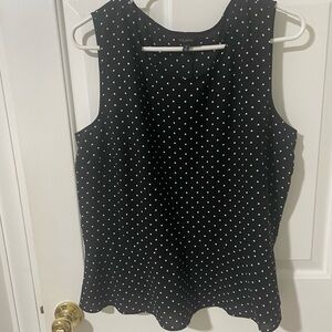 Talbots’s polka dot top sz 16